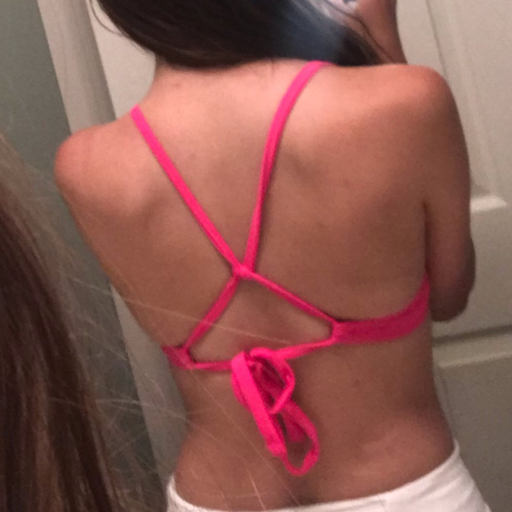 Aerie pink bikini top - Picture 2 of 2